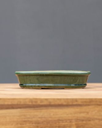 Immagine di Vaso Ovale Verde 25 x 16,5 x 6,5